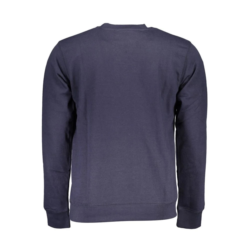 Gianmarco Venturi Blue Cotton Sweatshirt - Sweatshirts