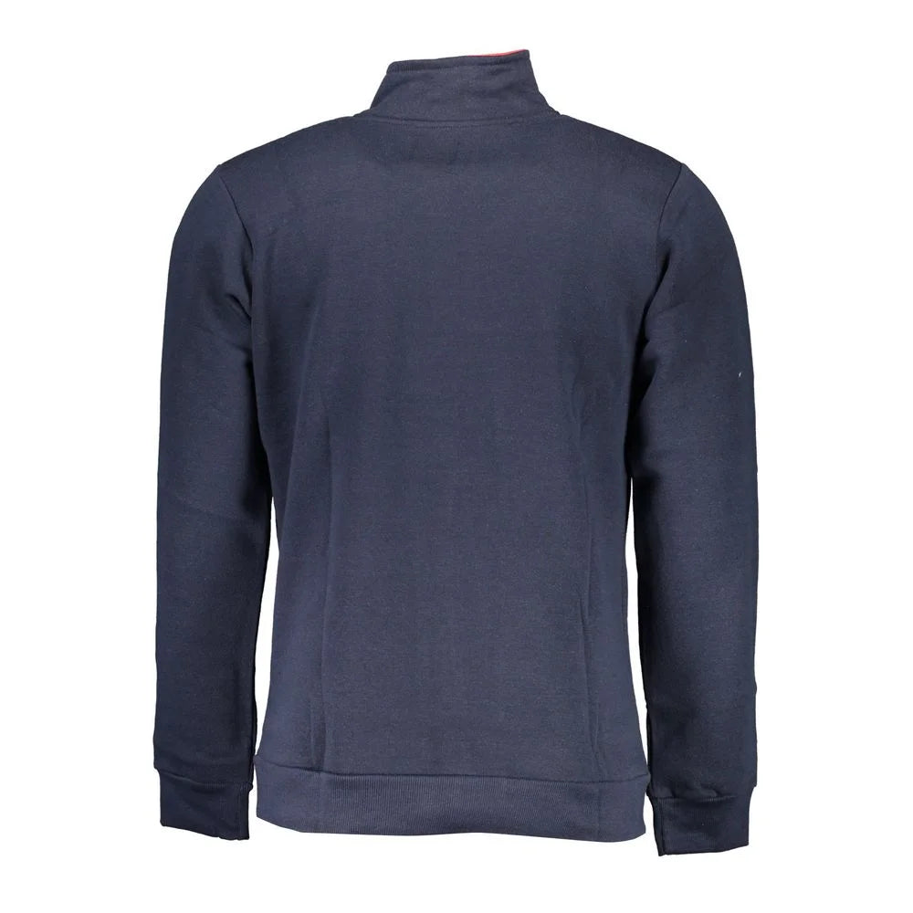 Gianmarco Venturi Blue Cotton Sweatshirt - Sweatshirts