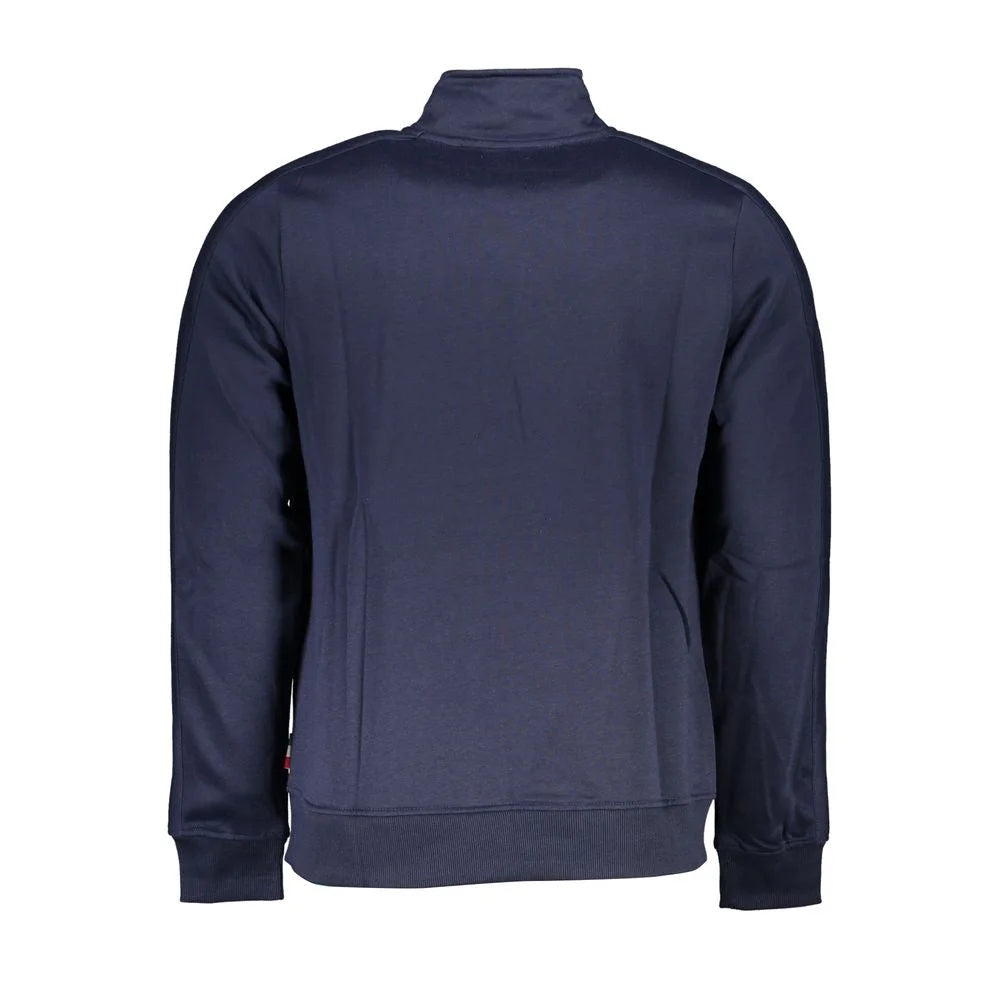 Gianmarco Venturi Blue Cotton Sweatshirt - Sweatshirts
