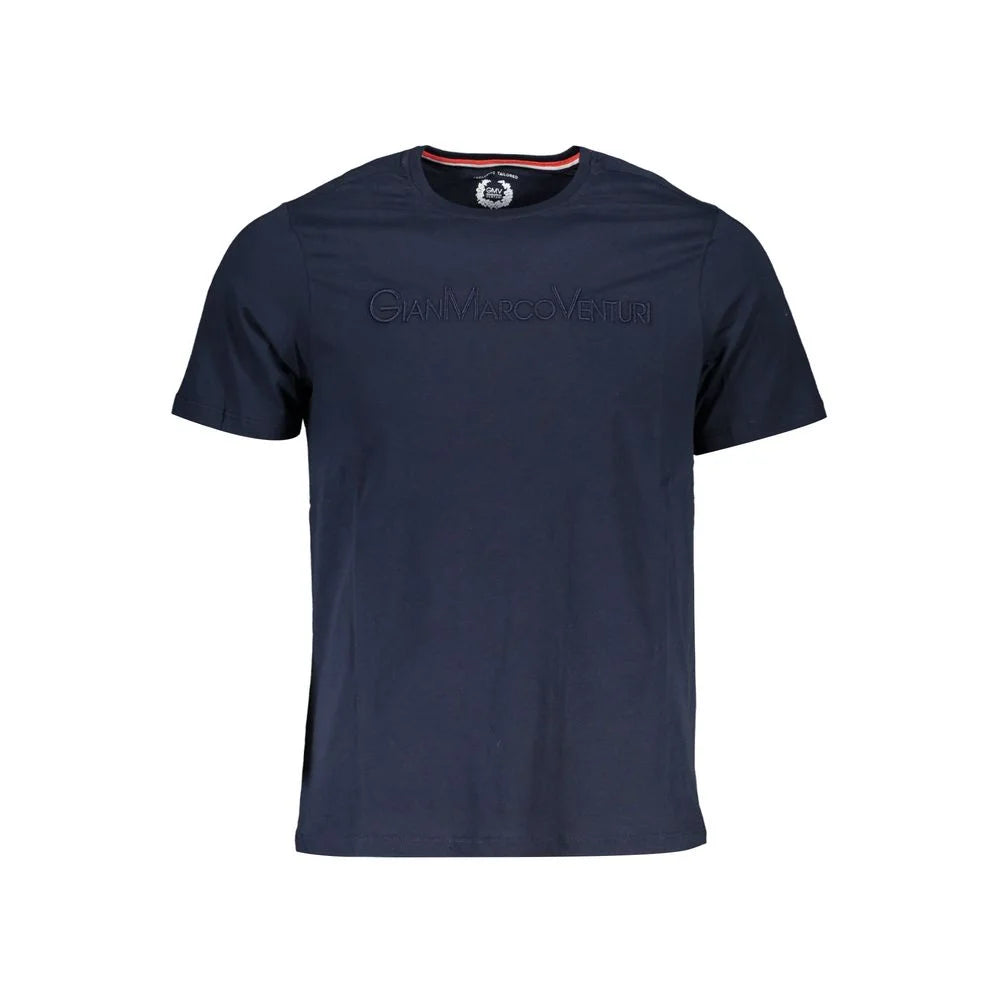 Gianmarco Venturi Blue Cotton T-Shirt