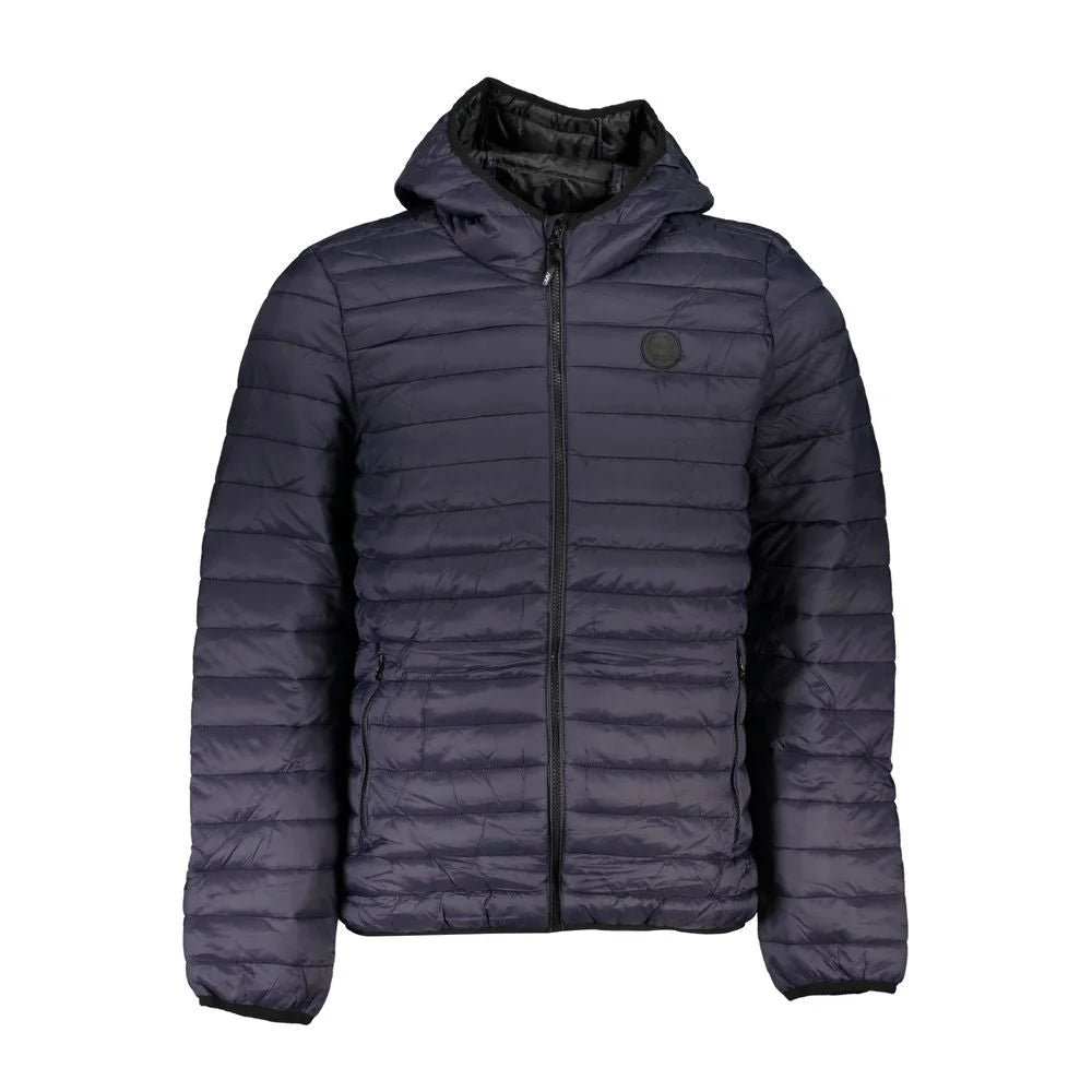 Gianmarco Venturi Blue Polyamide Jackets & Coat - Puffer Jackets