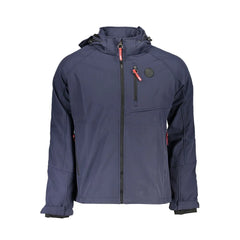 Gianmarco Venturi Blue Polyester Jackets & Coat - Sport Jackets