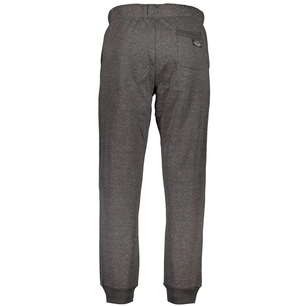 Gianmarco Venturi Gray Cotton Pant - Joggers