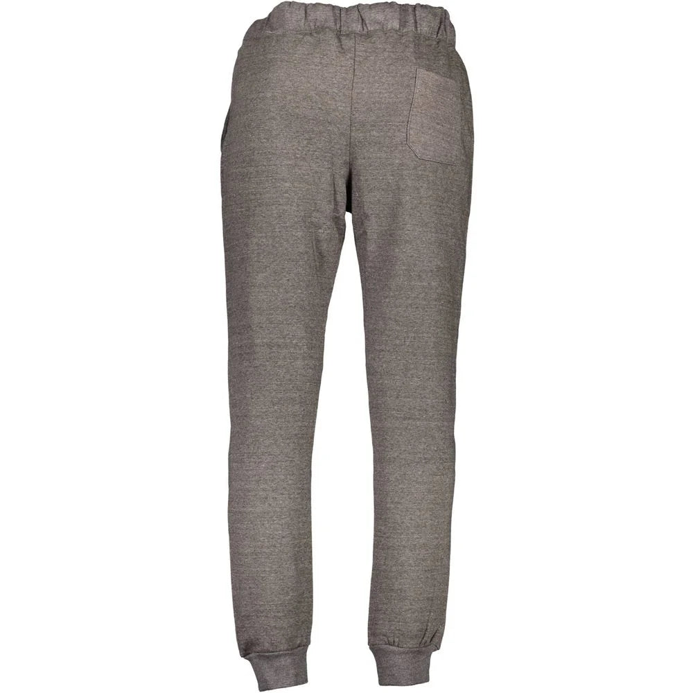 Gianmarco Venturi Gray Cotton Pant - Joggers
