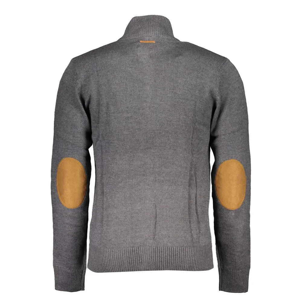 Gianmarco Venturi Gray Cotton Sweater - Cardigans