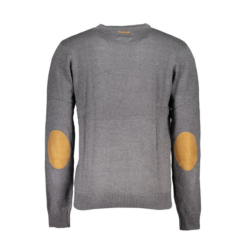 Gianmarco Venturi Gray Cotton Sweater - Sweaters