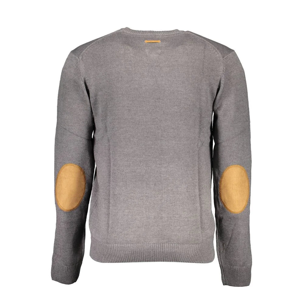 Gianmarco Venturi Gray Cotton Sweater - Sweaters