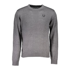 Gianmarco Venturi Gray Cotton Sweater - Sweaters