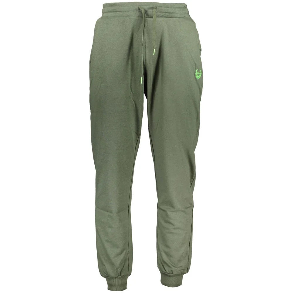 Gianmarco Venturi Green Cotton Pant - Joggers