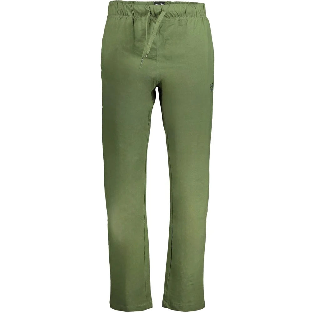 Gianmarco Venturi Green Cotton Pant - XL - Training Pants