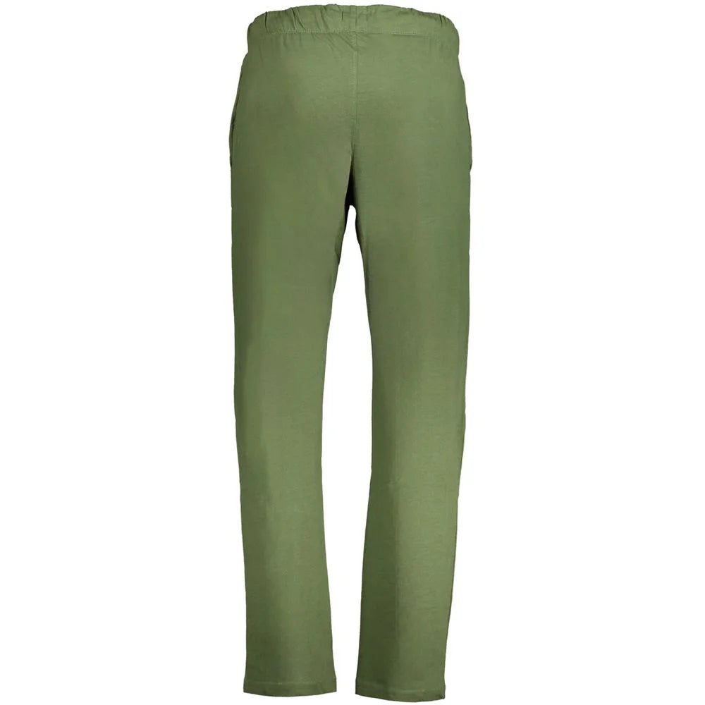 Gianmarco Venturi Green Cotton Pant - XL - Training Pants