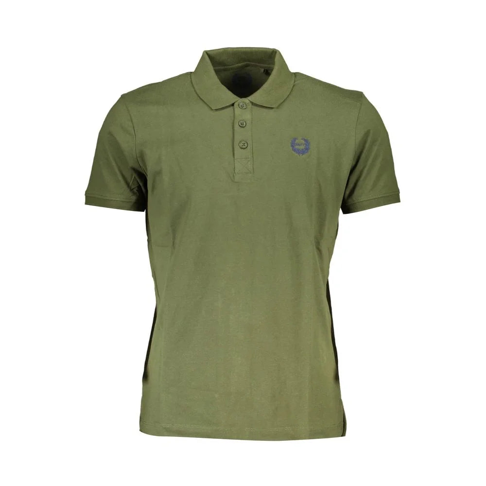 Gianmarco Venturi Green Cotton Polo Shirt