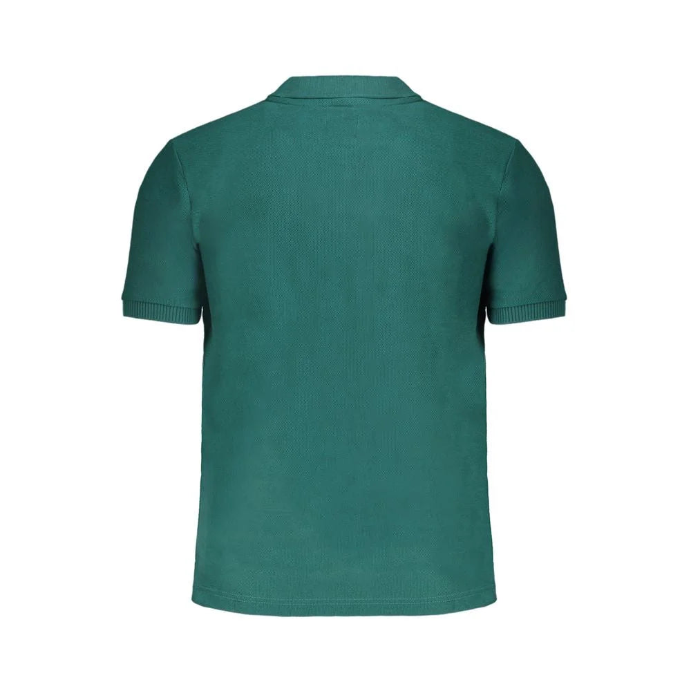 Gianmarco Venturi Green Cotton Polo Shirt - Polos