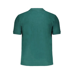 Gianmarco Venturi Green Cotton Polo Shirt - Polos