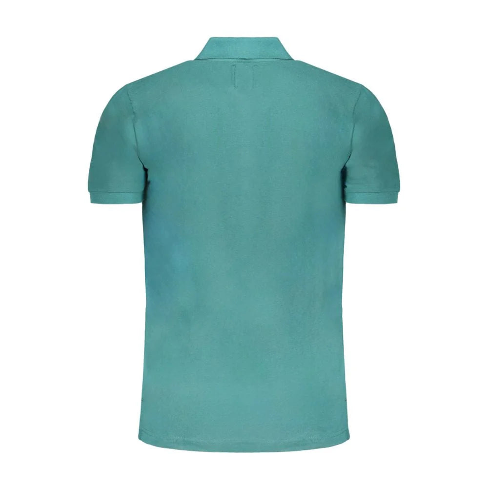 Gianmarco Venturi Green Cotton Polo Shirt - Polos