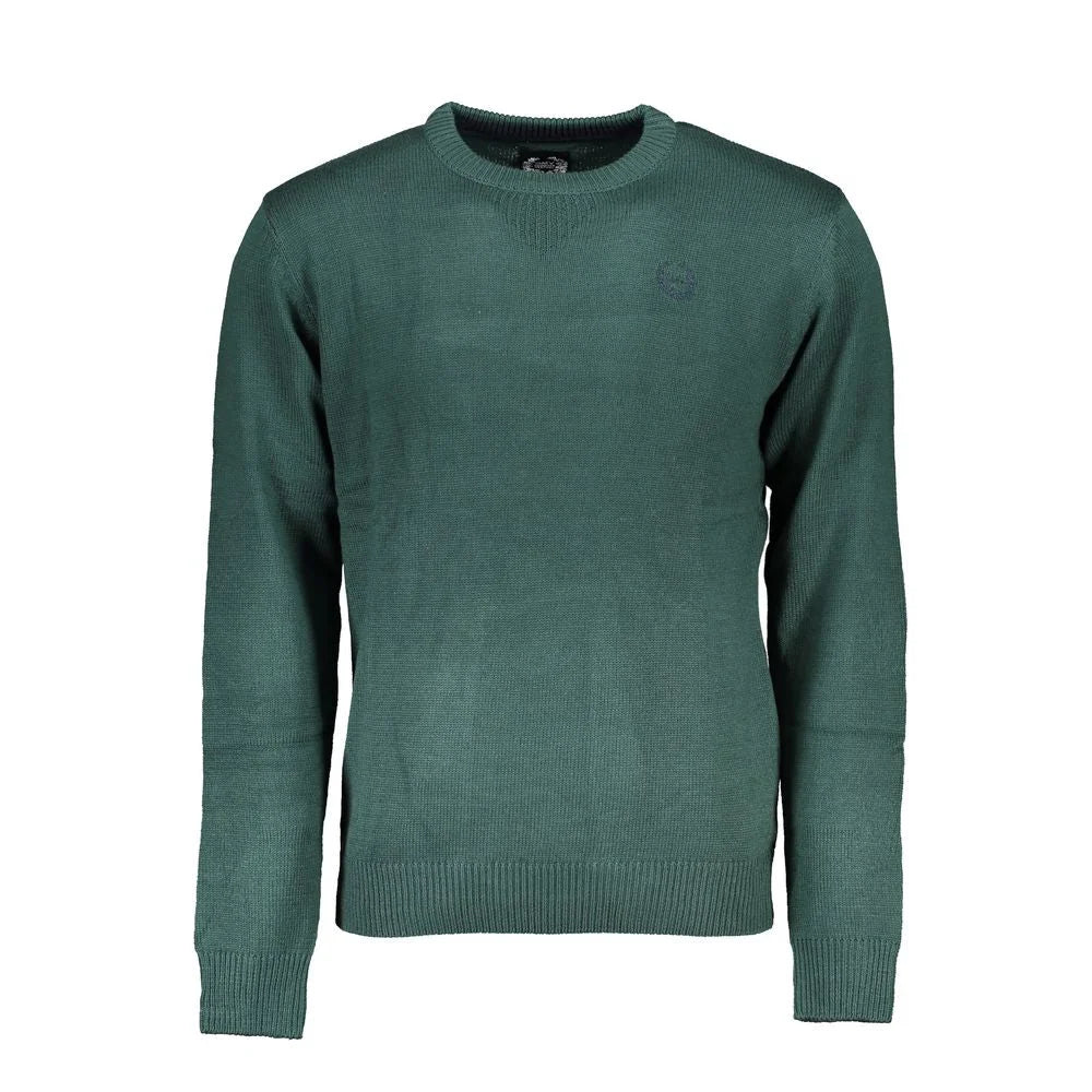 Gianmarco Venturi Green Cotton Sweater - Sweaters