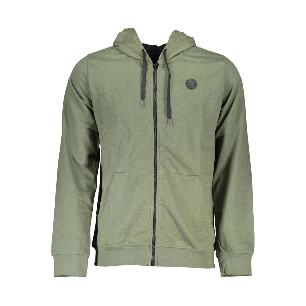 Gianmarco Venturi Green Cotton Sweatshirt - Sweatshirts