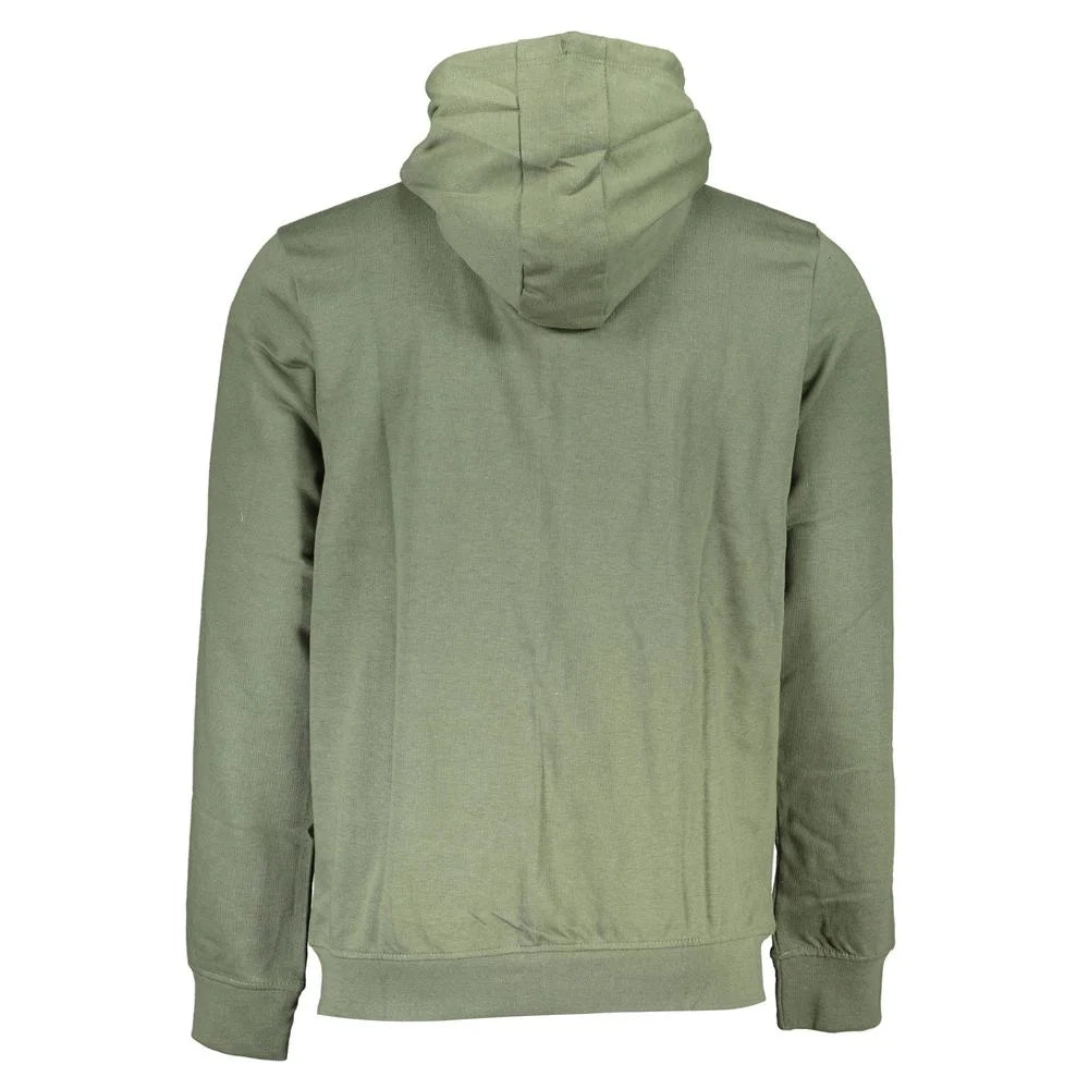 Gianmarco Venturi Green Cotton Sweatshirt - Sweatshirts