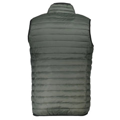 Gianmarco Venturi Green Polyamide Sleveless Jacket - Vests