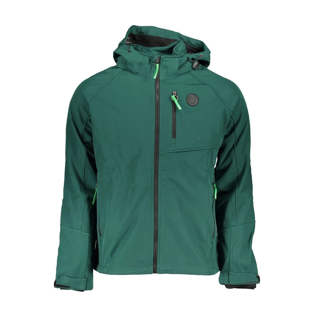 Gianmarco Venturi Green Polyester Jackets & Coat - S