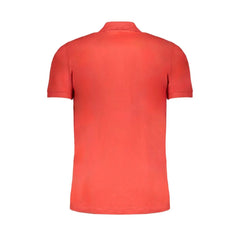 Gianmarco Venturi Red Cotton Polo Shirt - Polos