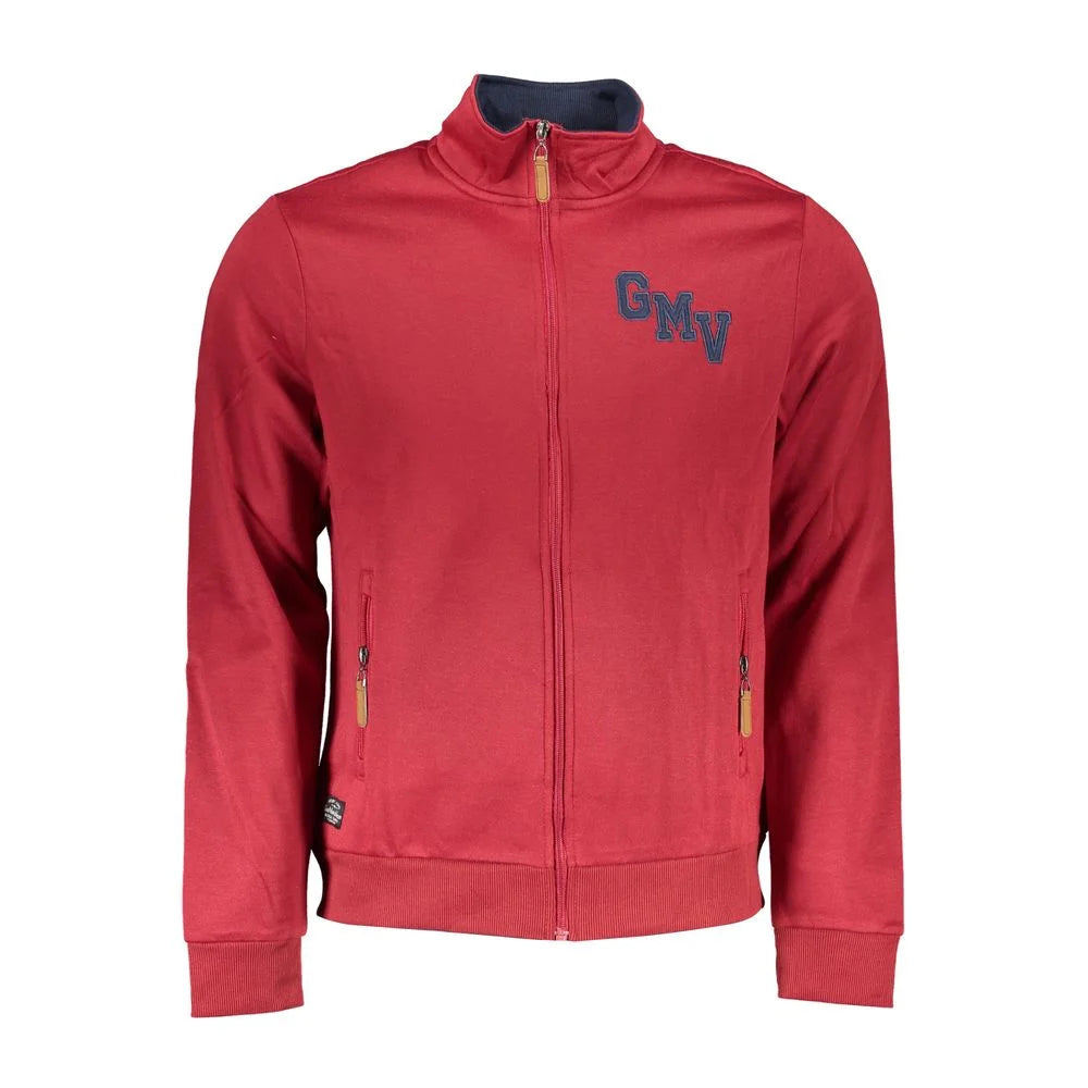 Gianmarco Venturi Red Cotton Sweatshirt - Sweatshirts