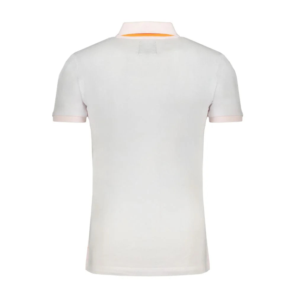 Gianmarco Venturi White Cotton Polo Shirt - Polos