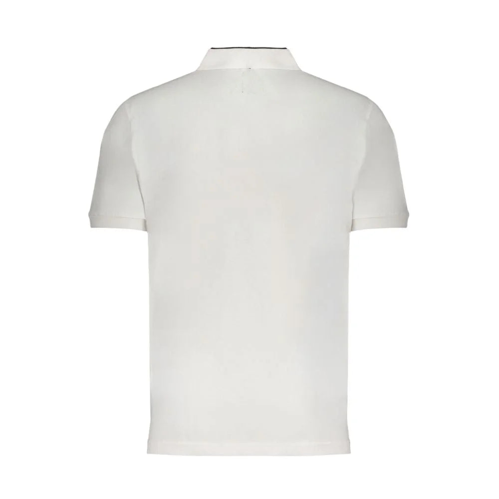Gianmarco Venturi White Cotton Polo Shirt - XXL - Polos