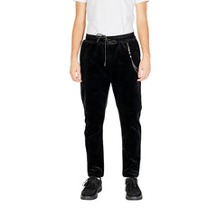 Gianni Lupo Black Cotton Pant
