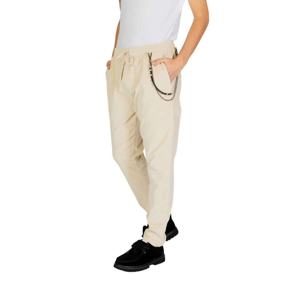 Gianni Lupo Cream Cotton Pant - IT50 | L