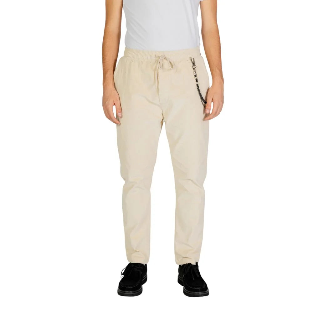 Gianni Lupo Cream Cotton Pant - IT50 | L