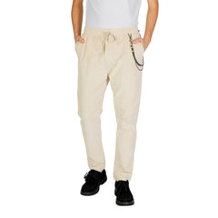 Gianni Lupo Cream Cotton Pant - IT50 | L