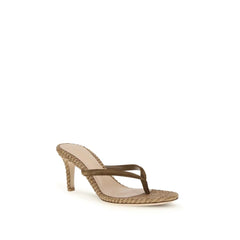 Gianvito Rossi Beige Raffia Stiletto Heel Sandals - Sandals
