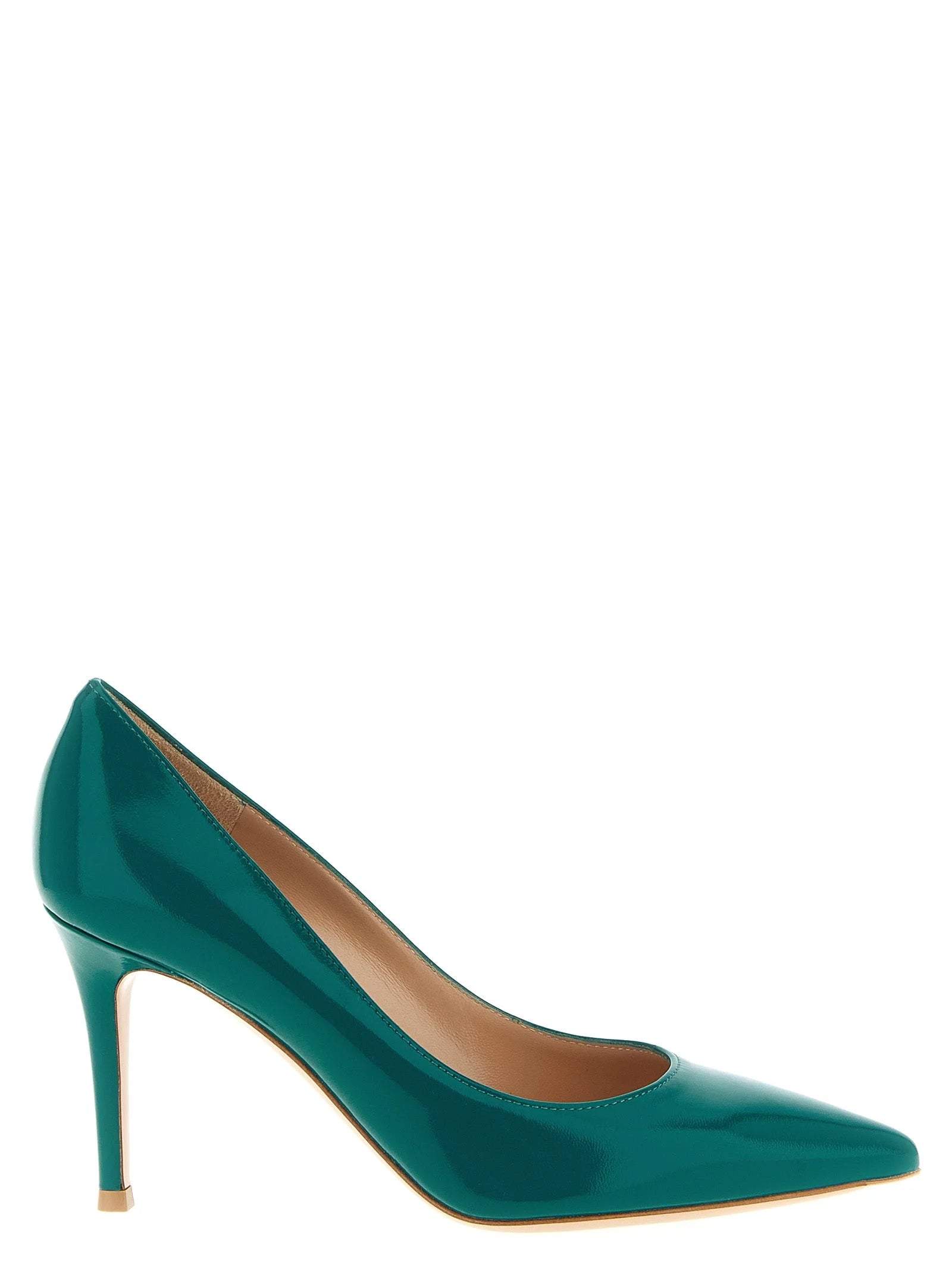 Gianvito Rossi Bicolor Lamb Leather High Heel Pumps