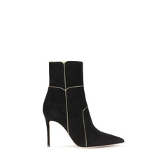 Gianvito Rossi Black Leather Ankle Boots