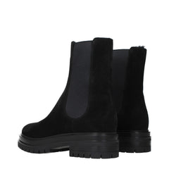 Gianvito Rossi Black Leather Ankle Boots