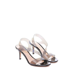 Gianvito Rossi Mustat Kumiset Korkokengät Sandaalit