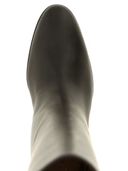 Gianvito Rossi Brown Calfskin Over The Knee
