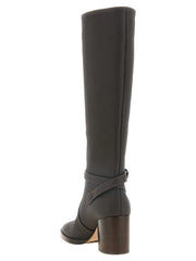 Gianvito Rossi Brown Calfskin Over The Knee