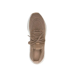 Gianvito Rossi Baskets athlétiques marron en tissu