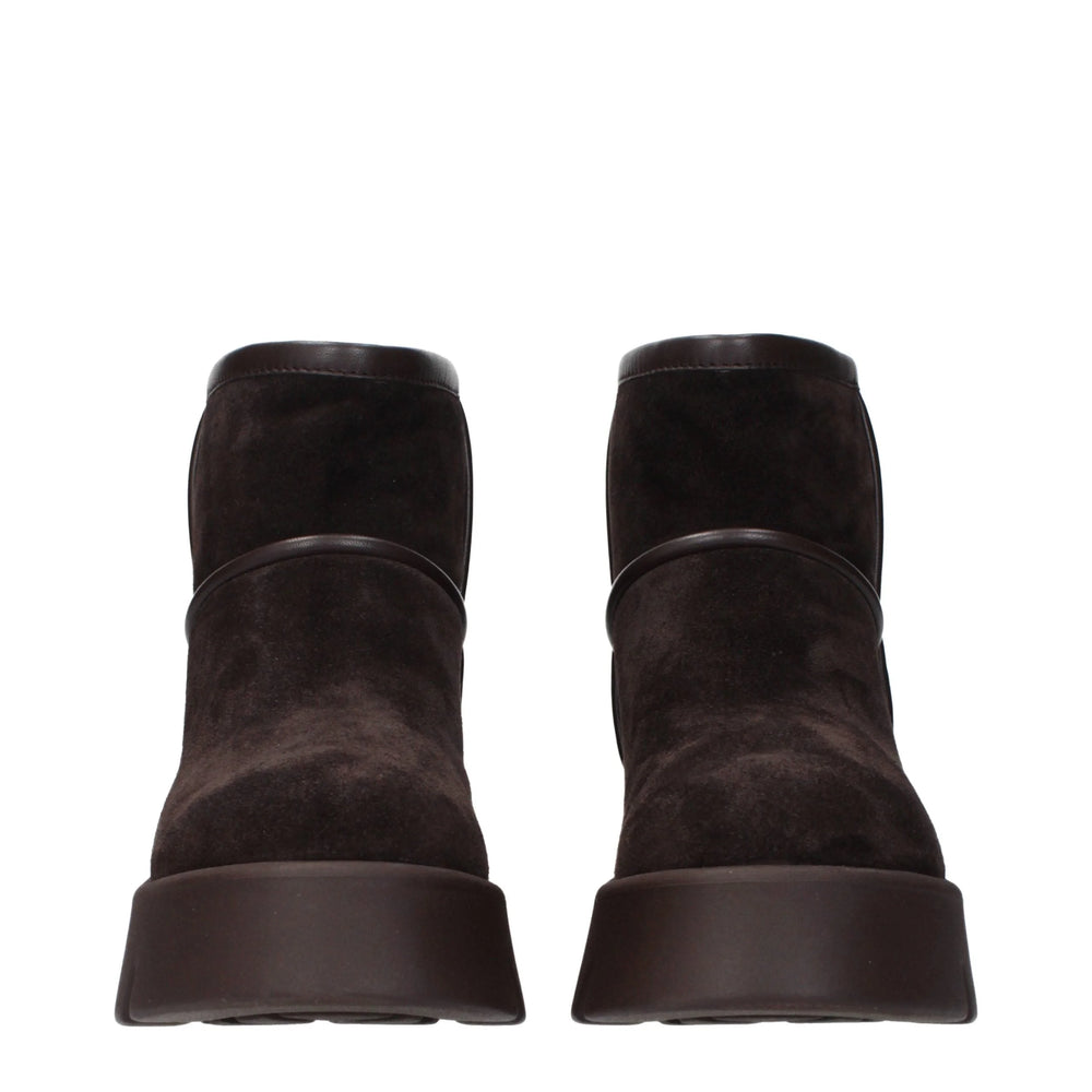 Gianvito Rossi Brown Leather Ankle Boots - EU36/US6