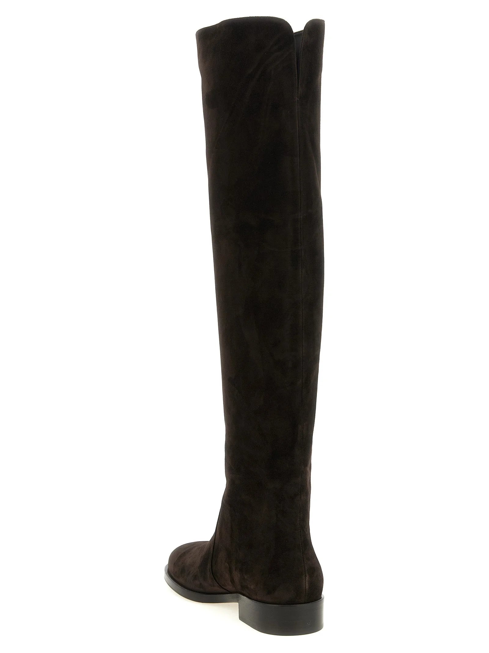 Gianvito Rossi Brown Suede Leather Over The Knee