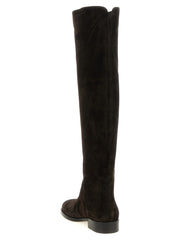 Gianvito Rossi Brown Suede Leather Over The Knee