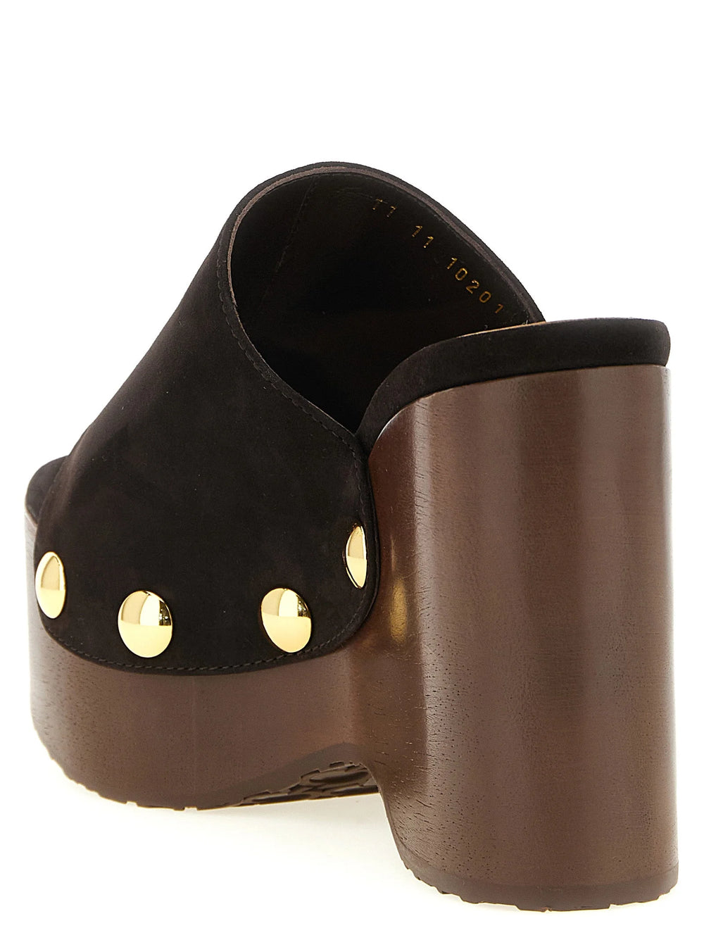 Gianvito Rossi Brown Suede Leather Wedge Sandals