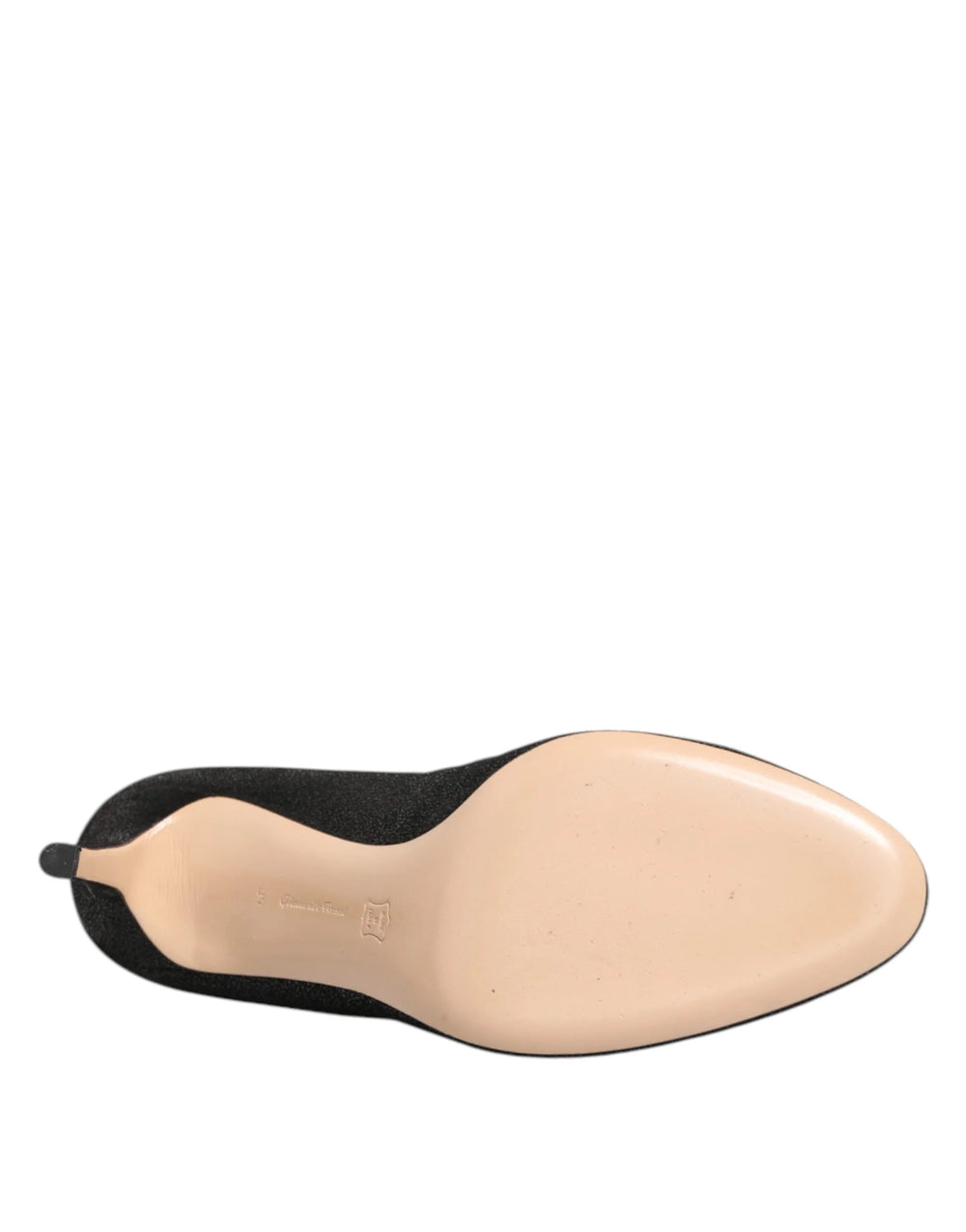 Gianvito Rossi Metallic Black Pump Stiletto Heels Shoes - EU39/US8.5 - Heels