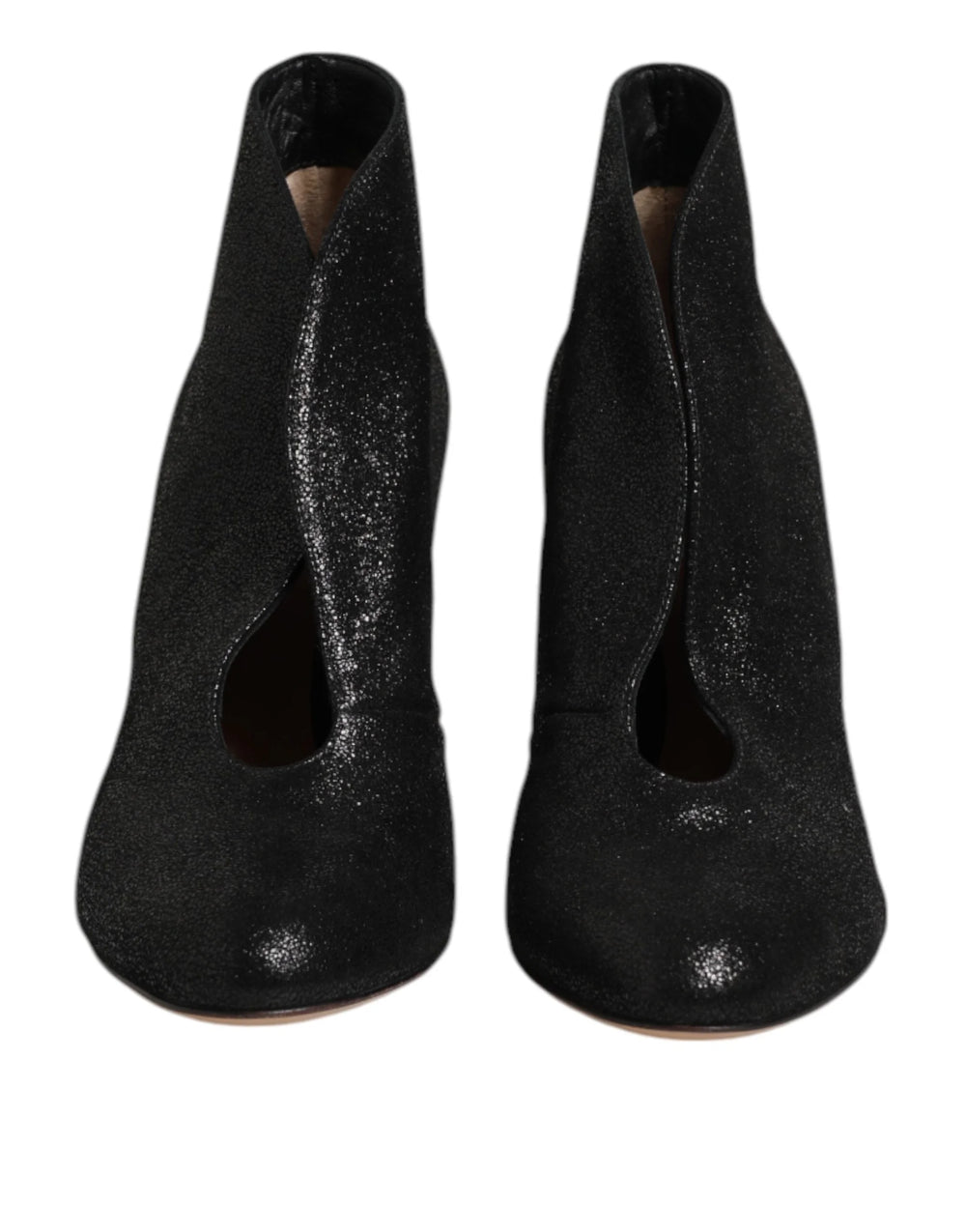 Gianvito Rossi Metallic Black Pump Stiletto Heels Shoes - EU39/US8.5 - Heels