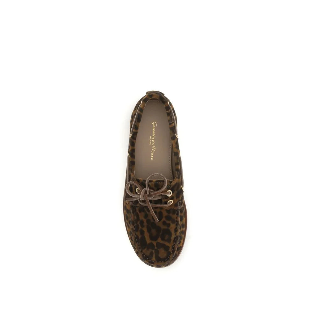 Gianvito Rossi Wielościenne Loafers ze Skóry Włoskiej Bos Taurus