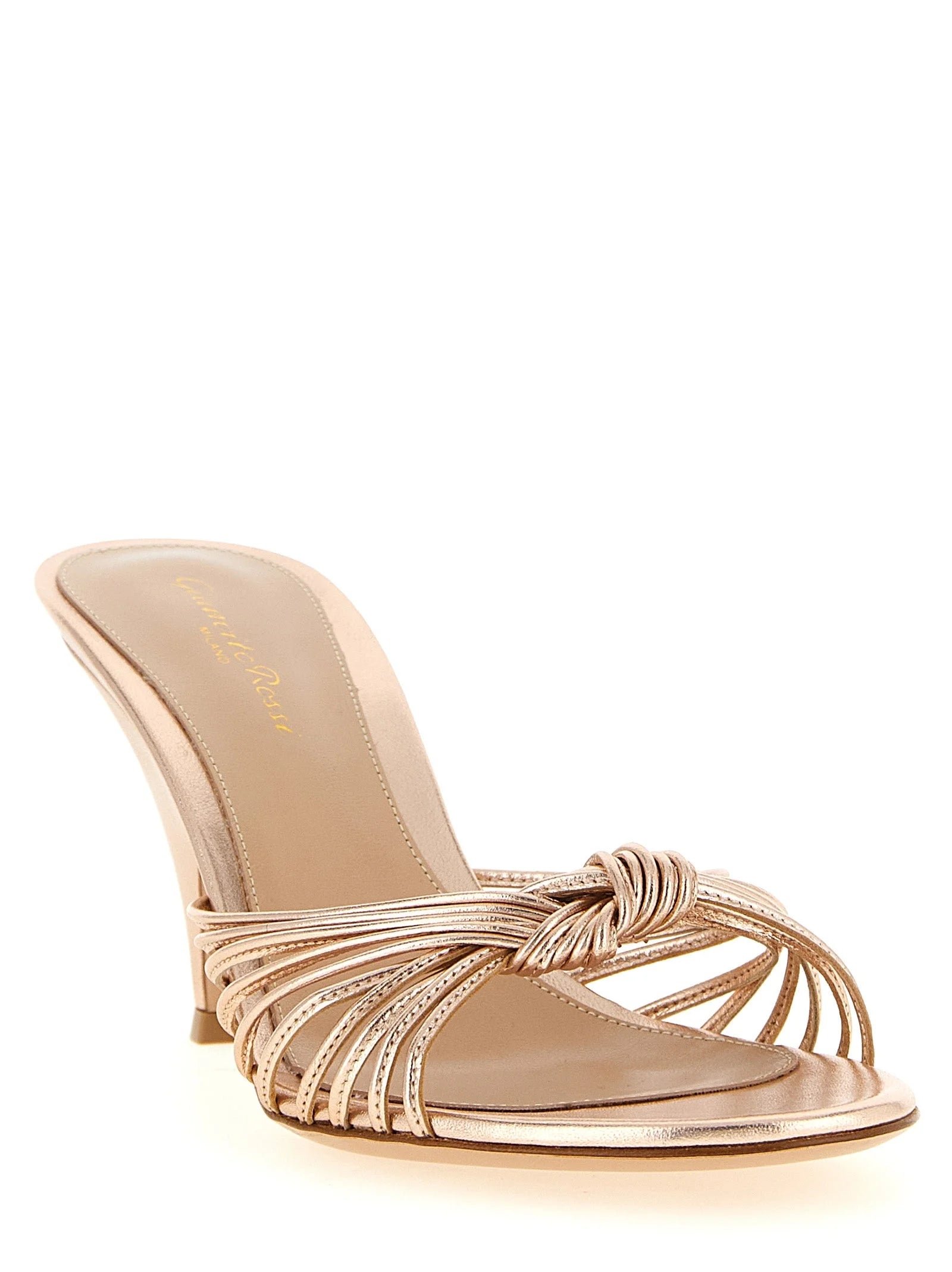 Gianvito Rossi Multicolor Lamb Leather Stiletto Heel Sandals - EU40/US10