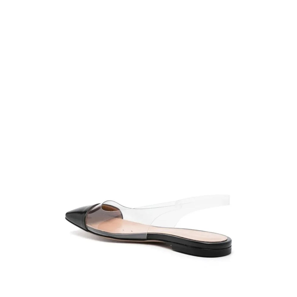 Gianvito Rossi Plexi Slingback Flats - Flats