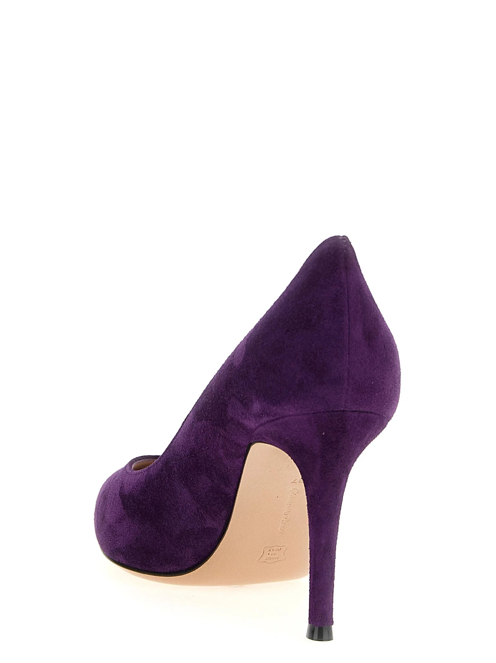 Gianvito Rossi Purple Suede Leather High Heel Pumps - EU36/US6